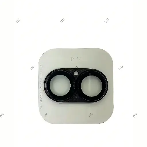 [S1260] iPhone 17 カメラレンズ（枠付き）ブラック