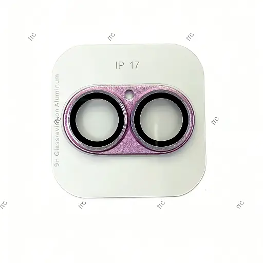 [S1262] iPhone 17 カメラレンズ（枠付き）パープル