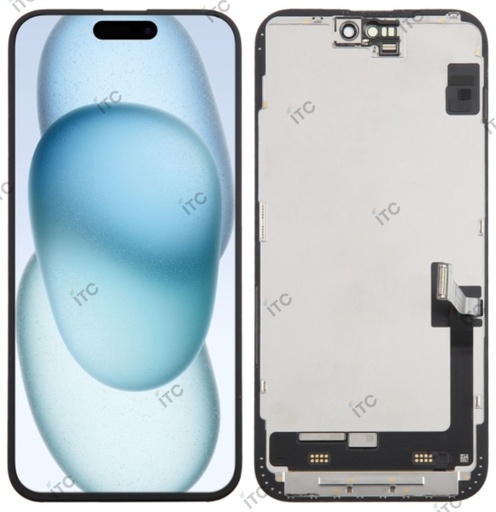 [L3152] iPhone 15 Plus 互換パネル LCD 黒 FHD