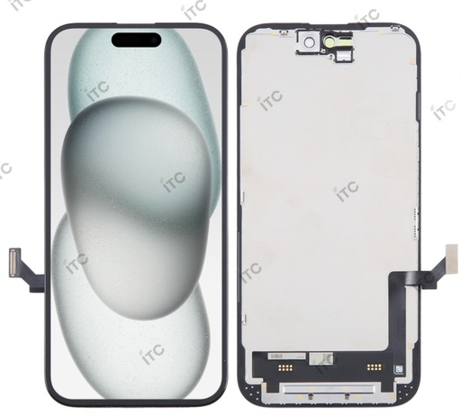 [L3148] iPhone 15 有機ELソフト (SoftOLED) 黒