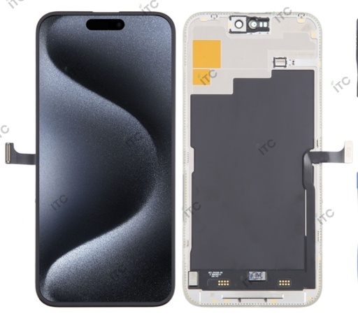 [L3158] iPhone 15Pro Max 互換パネル FHD INCELL 黒（SSS）