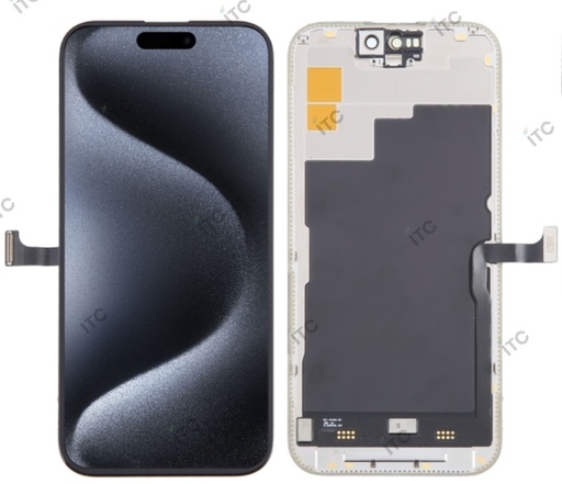 [L3154] iPhone 15Pro 有機ELソフト(SoftOLED) 黒