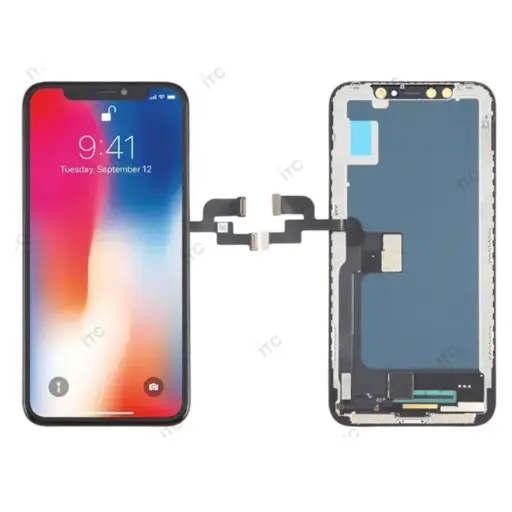 [L3063] iPhone X 互換パネル LCD 黒 FHD