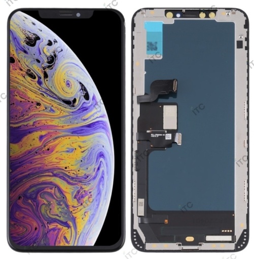 [L3078] iPhone XS Max 互換パネル LCD 黒 FHD