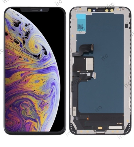 [L3077] iPhone XS Max 互換パネル ((最安版)) 黒