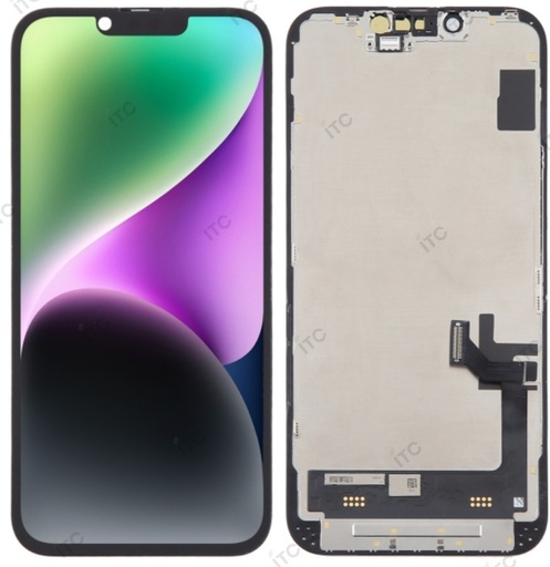 [L3136] iPhone 14 リペアパネル 黒