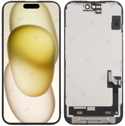 [L3150] iPhone 15 リペアパネル 黒
