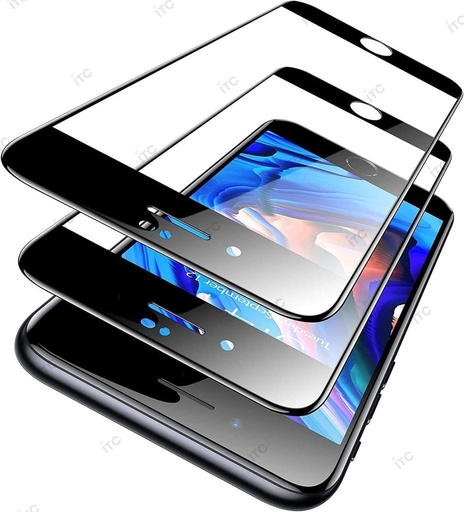 [Z0036] iPhone 7G-8G ガラスフィルム ハード 黒