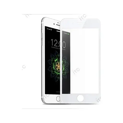[Z0031] iPhone 8G ガラスフィルム (9D) 白