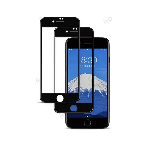 [Z0039] iPhone SE2-SE3 ガラスフィルム (9D)黒