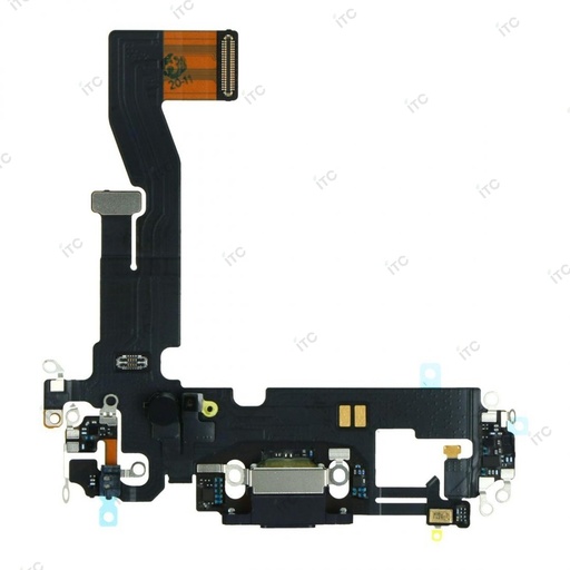 [S0383] iPhone 12/12Pro ドックコネクター 黒（取り外し品）