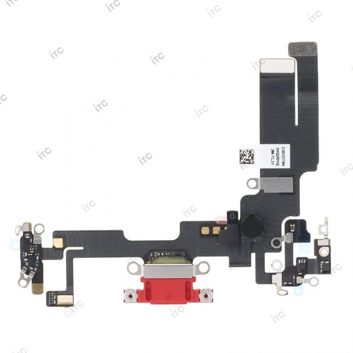 [S0459] iPhone 14 ドックコネクター 赤