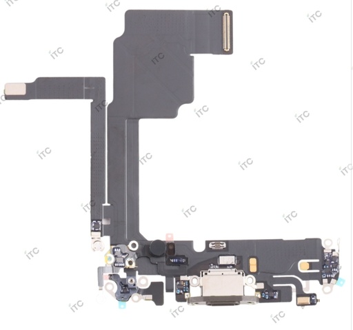 [S0537] iPhone 15Pro ドックコネクター チタンカラー（取り外し品）