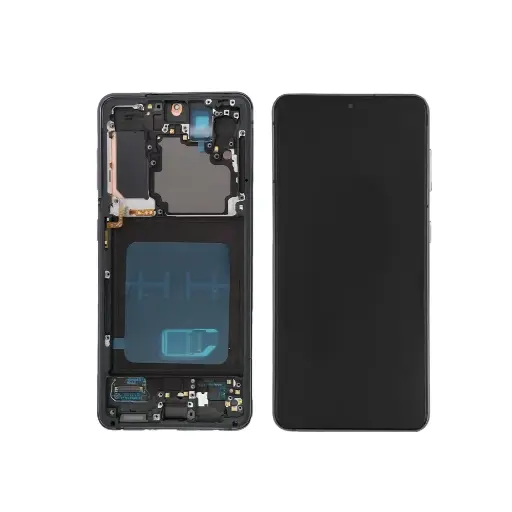[L5544] Galaxy S21 5G  有機EL 互換パネル フレーム付き黒